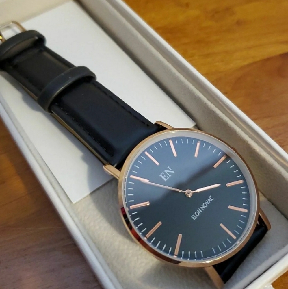 NEW Elon Novac Watch - Genuine Leather
